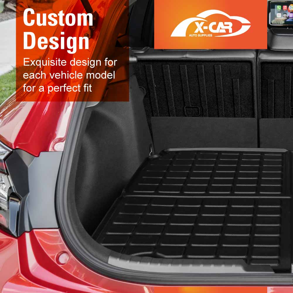 3D Floor Mats Boot Liner for Toyota Corolla Hatchback 2018-Onwards All Weather Heavy Duty Cargo Car Trunk Luggage Tray