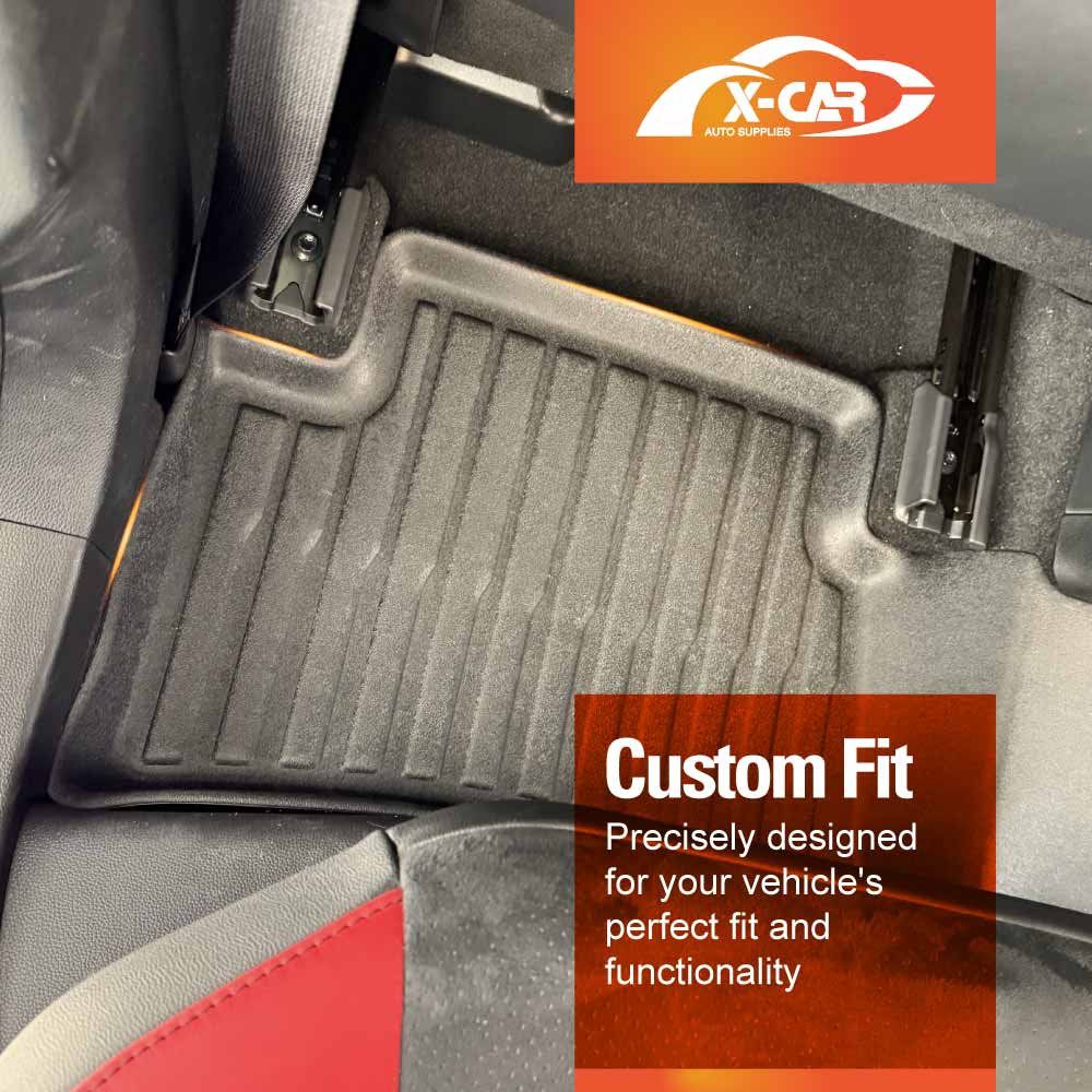 3D Floor Mats Boot Liner for Toyota Corolla Sedan 2019-Onwards All Weather Heavy Duty Cargo Car Trunk Luggage Tray