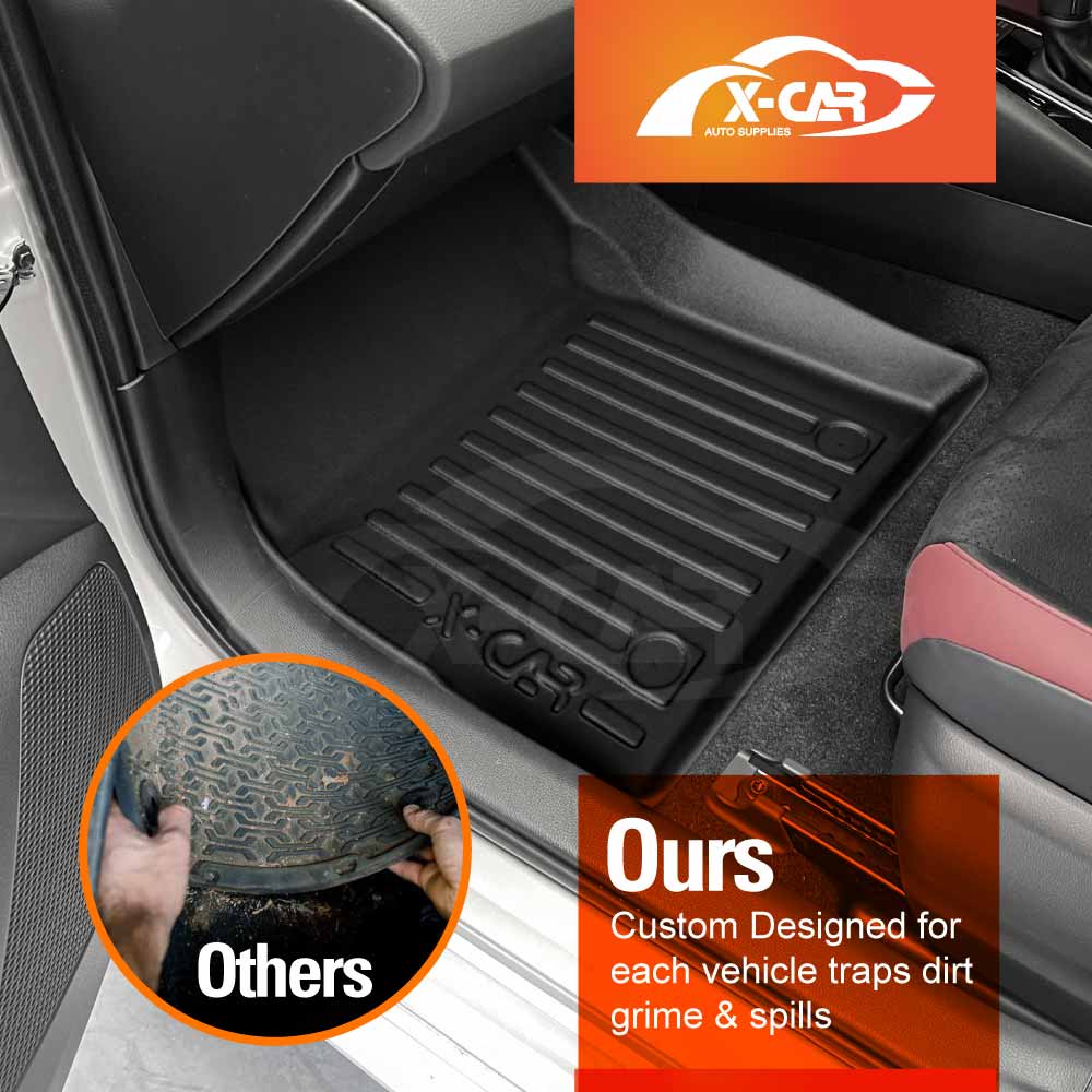 3D Floor Mats Boot Liner for Toyota Corolla Hatchback 2018-Onwards All Weather Heavy Duty Cargo Car Trunk Luggage Tray