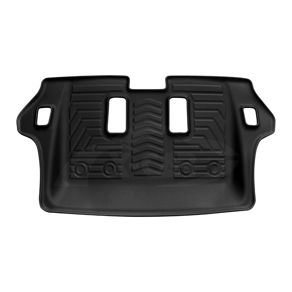 3D Third Row Seat Floor Mat for Toyota Fortuner 2015-Onwards Heavy Duty All Weather Car Mats Carpet Liner