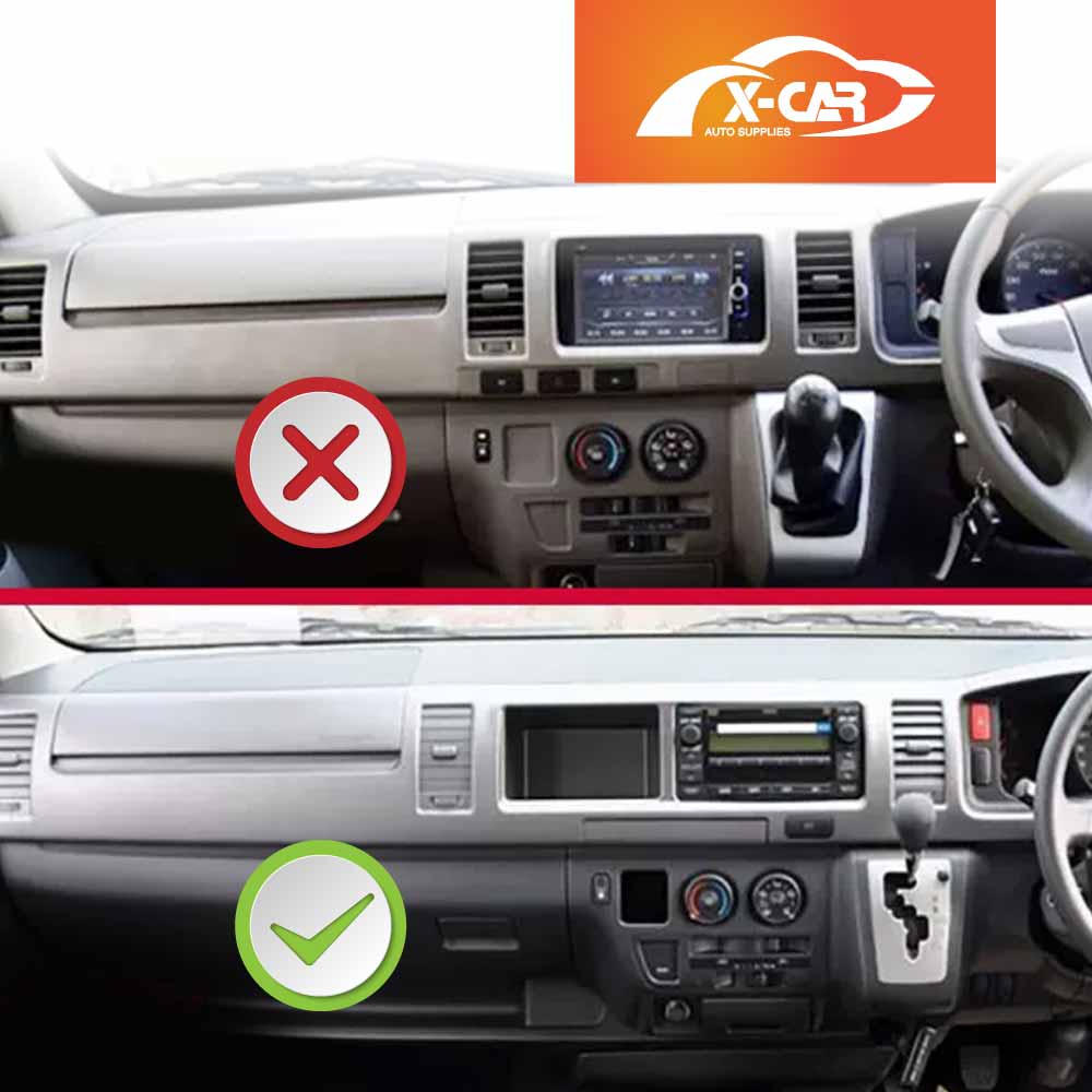 Dash Mat for Toyota Hiace SLWB Van 2005-2018 Non-Slip Microfiber Pad Cover Interior Accessories