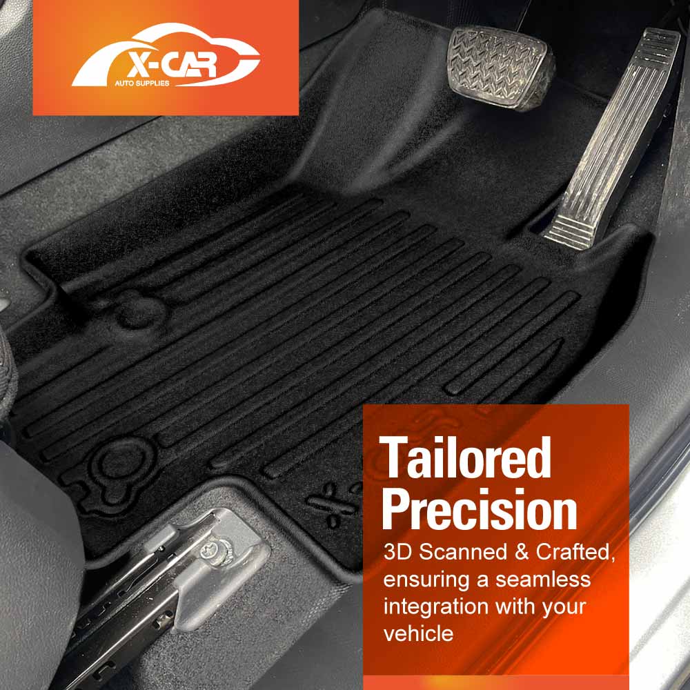 3D Floor Mats Boot Liner for Toyota Kluger 2021-2025 All Weather Heavy Duty Cargo Car Trunk Luggage Tray