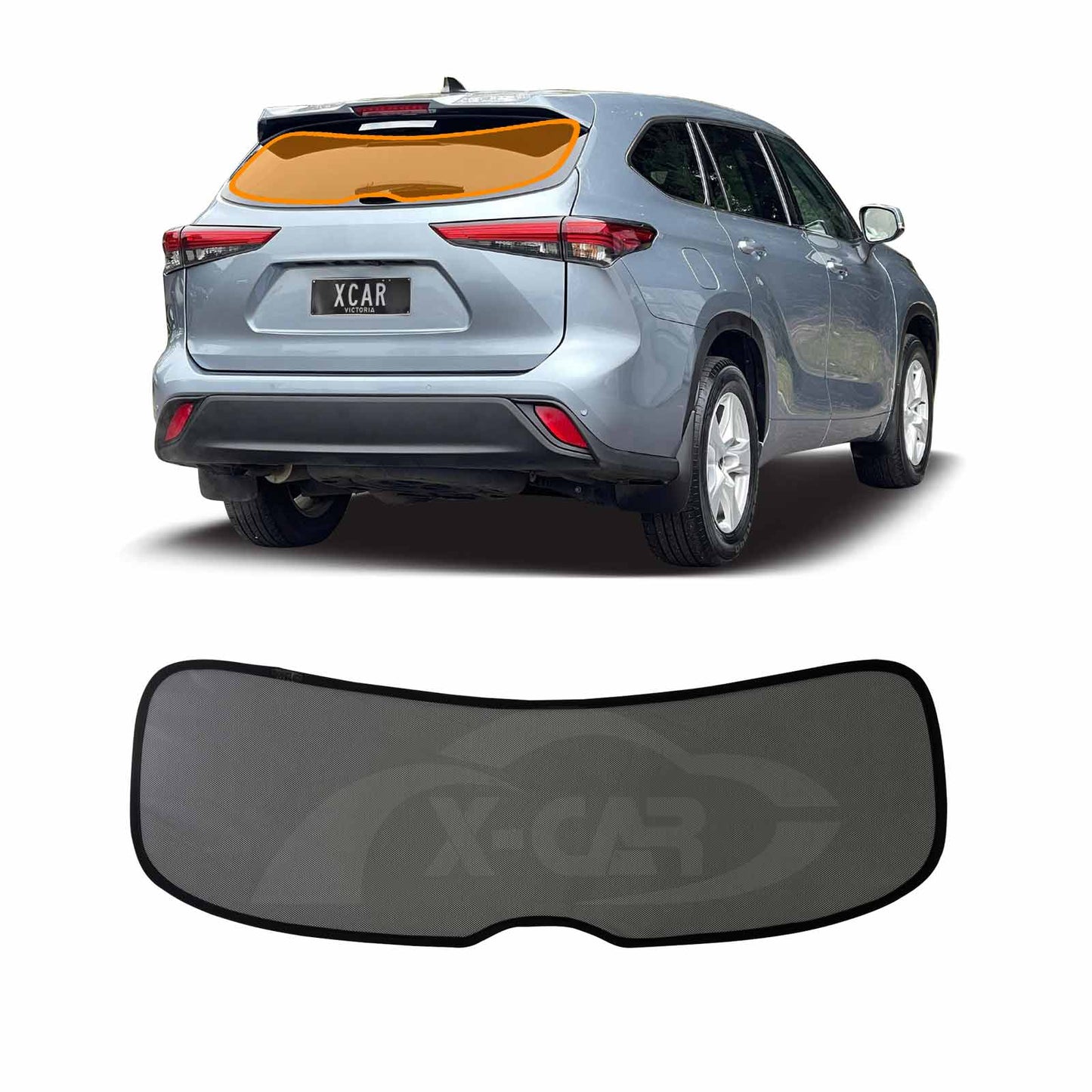 Rear Windscreen Sun Shade for Toyota Kluger 2021-Onwards Car Custom Wind Screen Blind Mesh