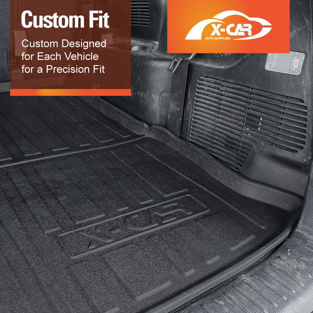 3D Floor Mats Boot Liner Set for Toyota Kluger 2014-2021 All Weather Heavy Duty Cargo Car Trunk Luggage Tray