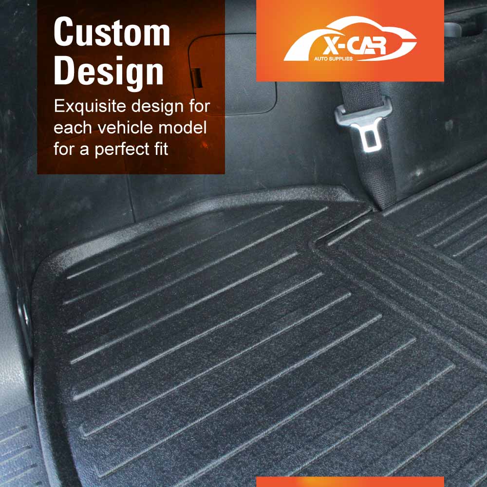 3 Pcs Boot Liner for Toyota Kluger 7 seater 2014-2021 Heavy Duty Cargo Trunk Mat Luggage Tray Car Accessories