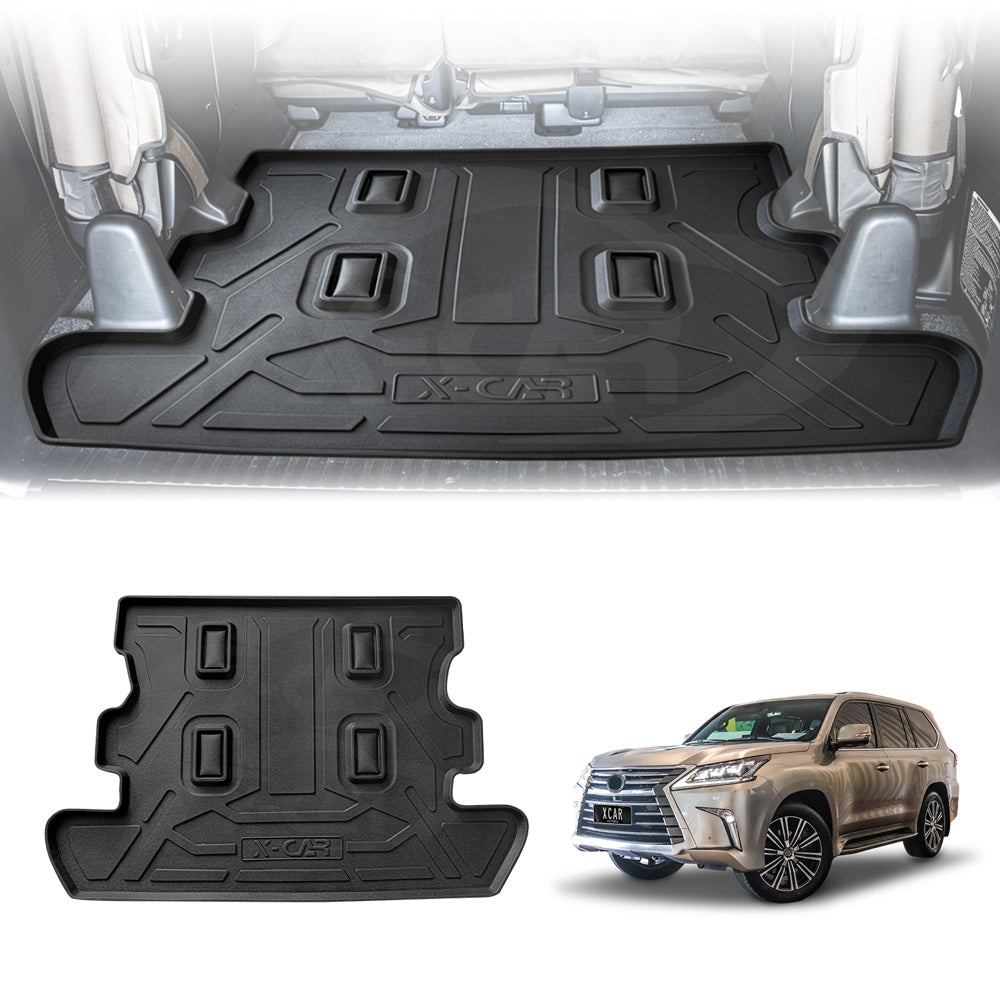 Boot Liner for Lexus LX Series LX570 LX570s 2007-2021 Heavy Duty All Weather Cargo Trunk Cover Mat Luggage Tray