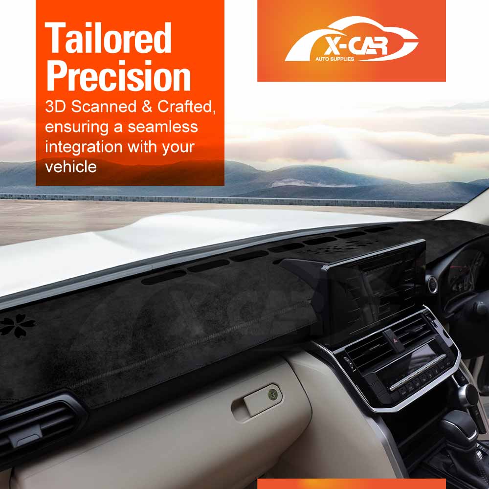 Dash Mat for Toyota Landcruiser 300 LC300 2021-Onwards Without HUD Non-Slip Microfiber Pad Cover Interior Accessories