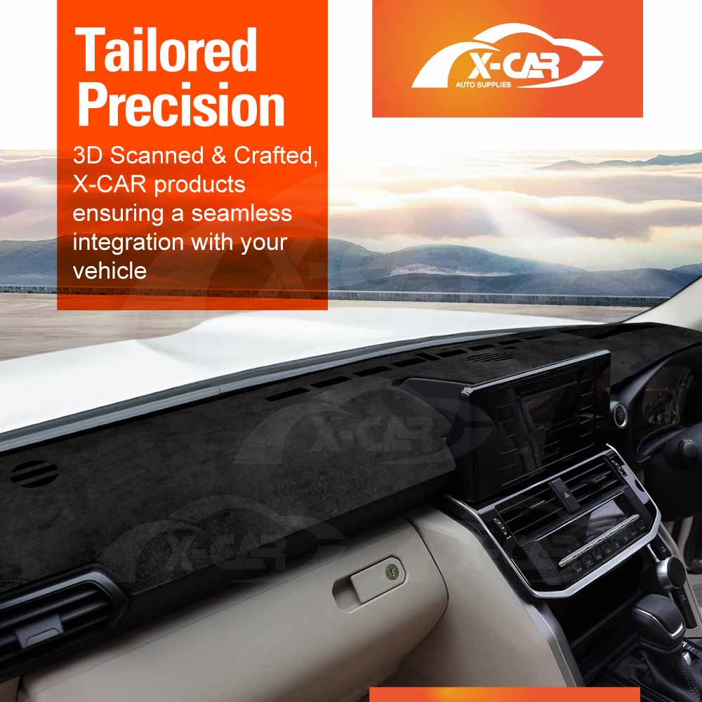 Dash Mat for Toyota Landcruiser 300 LC300 2021-Onwards With HUD Non-Slip Microfiber Pad Cover Interior Accessories