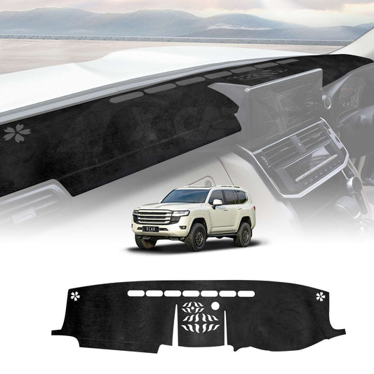 Dash Mat for Toyota Landcruiser 300 LC300 2021-Onwards Without HUD Non-Slip Microfiber Pad Cover Interior Accessories