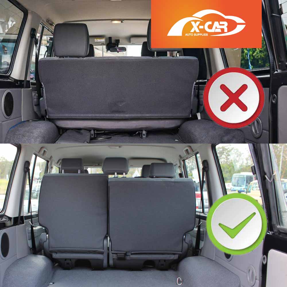 Boot Liner Kick Mats Set for Toyota Landcruiser 70/76 Series 2023-Onwards All Weather Heavy Duty Cargo Car Trunk Back Seat Protector