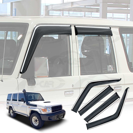Weathershields for Toyota LandCruiser 70/76/78/79 2007-2025 Series Car Weather Shields Wind Deflectors Window Sun Visor