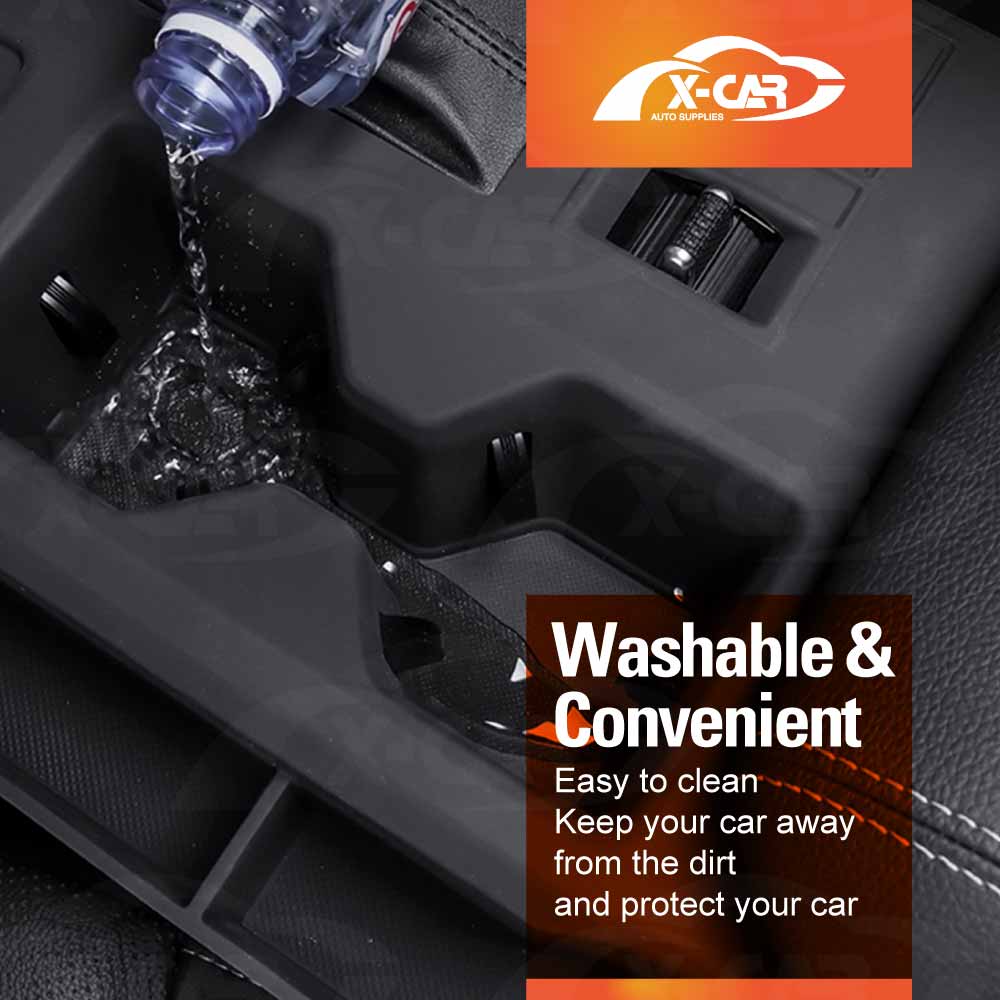 Gearbox Storage Tray for Toyota Prado 250 Series 2024-Onwards Center Console Non-Slip Silicone Cover Interior Organizer Accessories