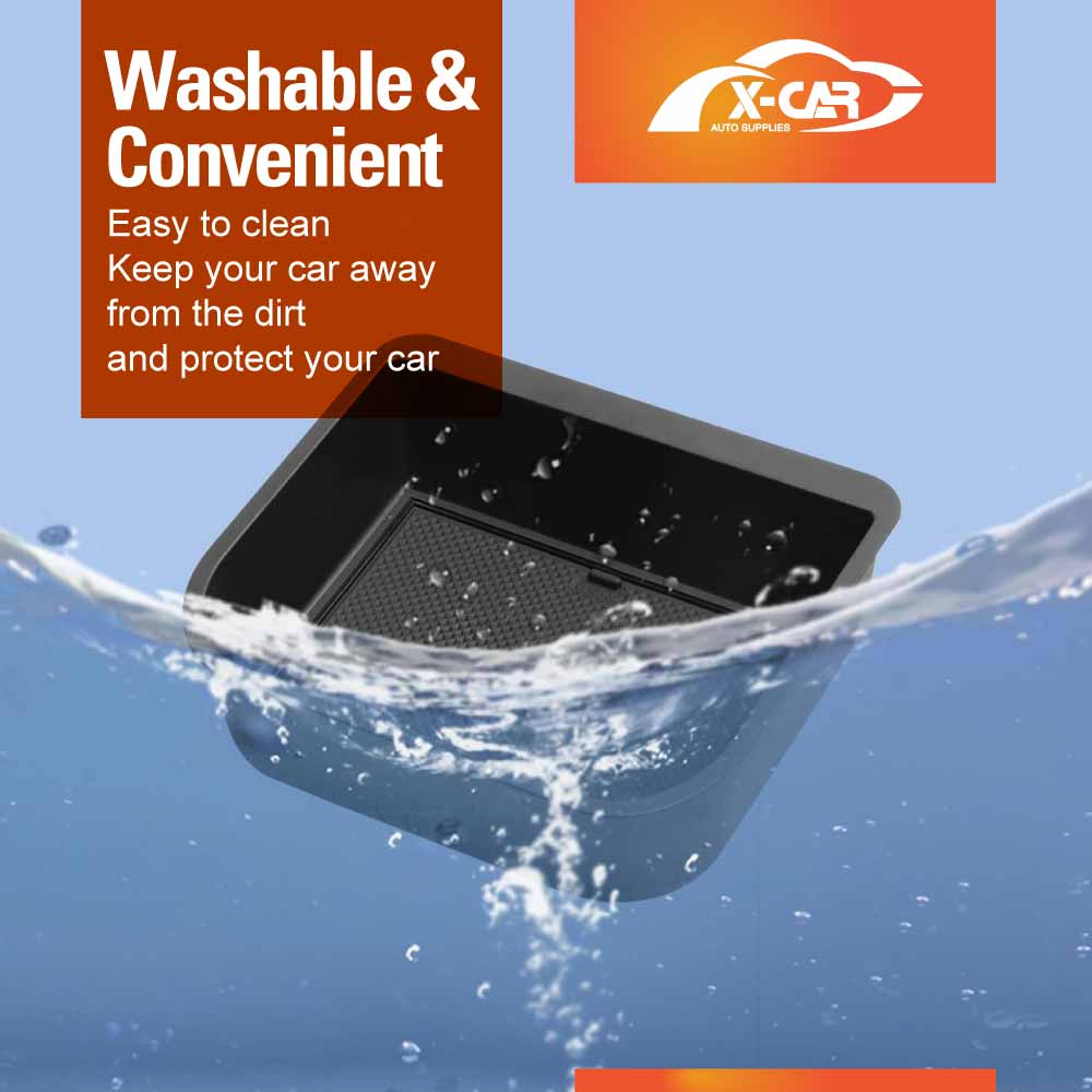 Centre Console Organizer Tray for Toyota Prado 250 Series with Cool Box 2024-Onwards Armrest Storage Box Cup Holder Car Accessories