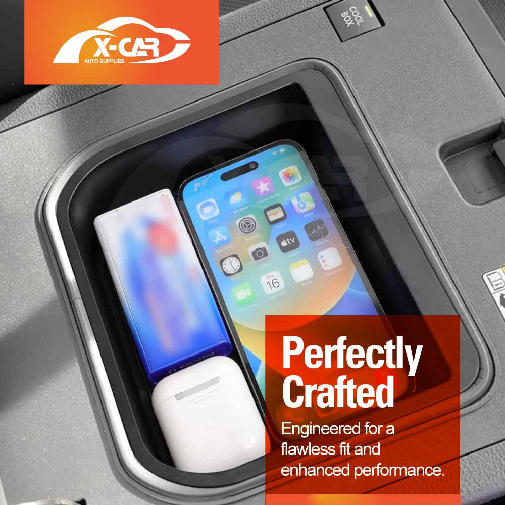 Centre Console Armrest Organizer Tray for Toyota Prado 250 Series 2024-Onwards VX/ ALTITUDE/ KAKADU with Cool Box Storage Box