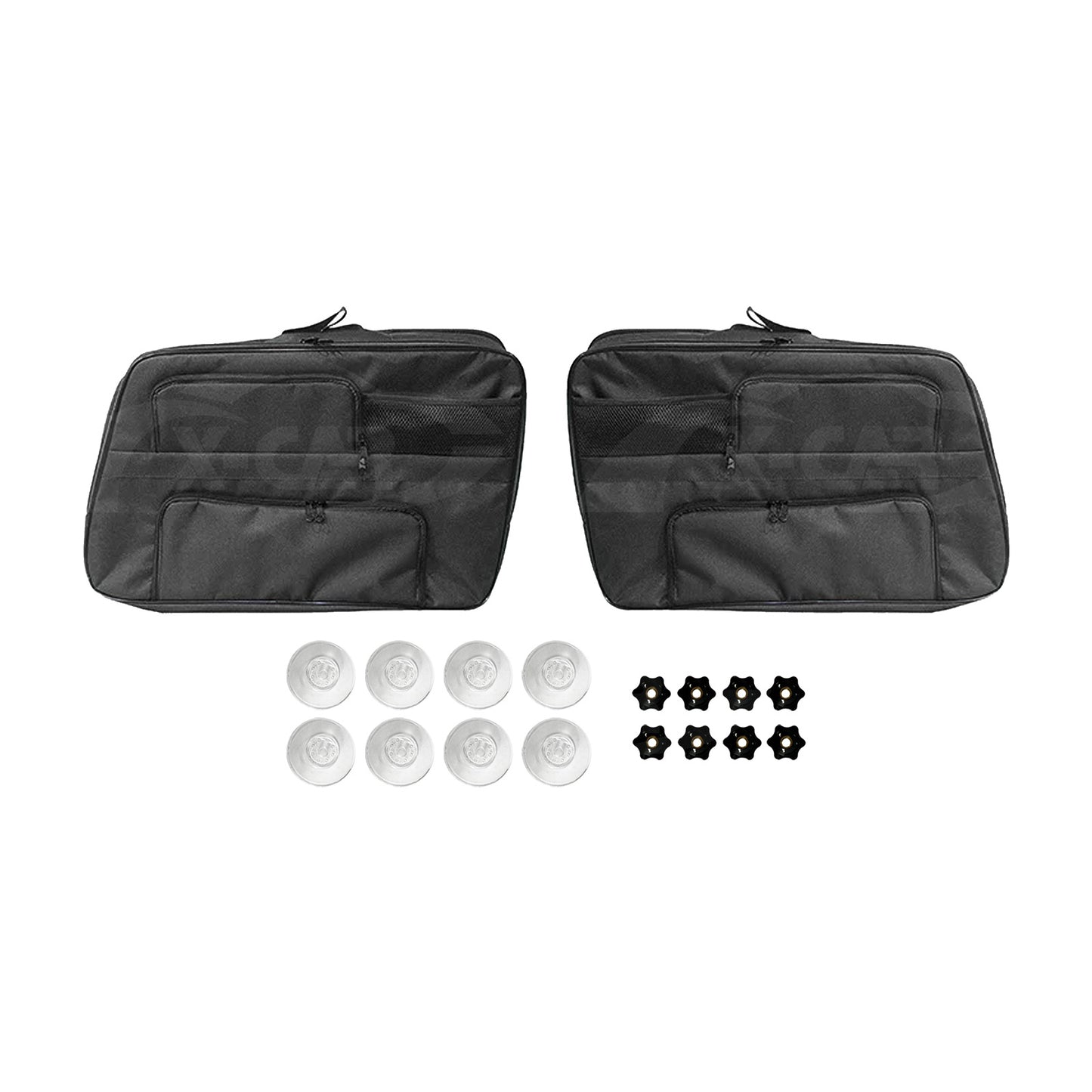 Port Window Hanging Storage Bags for Toyota Prado 250 Series 2024-Onwards Car Trunk Boot Side Organizer Car Accessories Set of 2