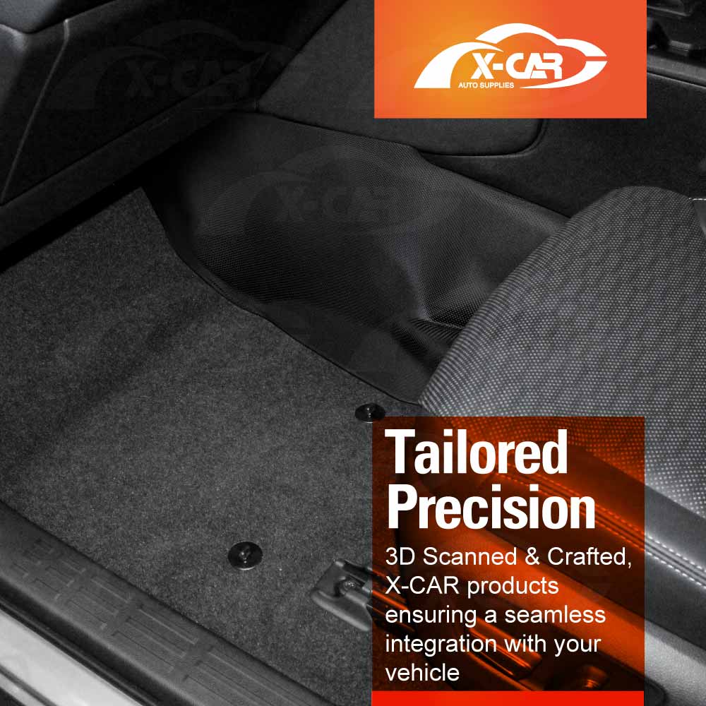 Front Floor Side Protector Mats for Toyota Prado 250 Series 2024-Onwards Interior Footwell Cover Accessories