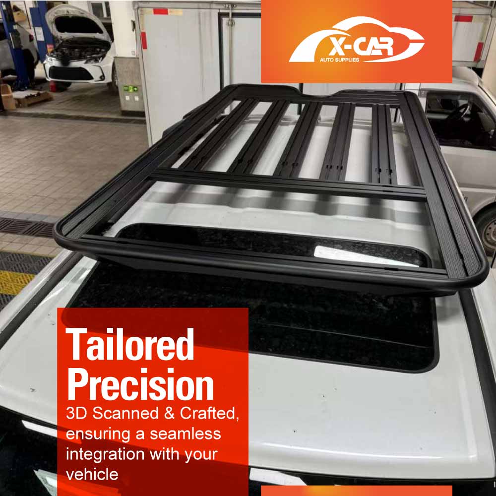 Roof Rack Rear Ladder LED Awning for Toyota Prado 250 Series GX/GXL 2024-2025 Multi-Functional Expansion Platform Aluminum Alloy
