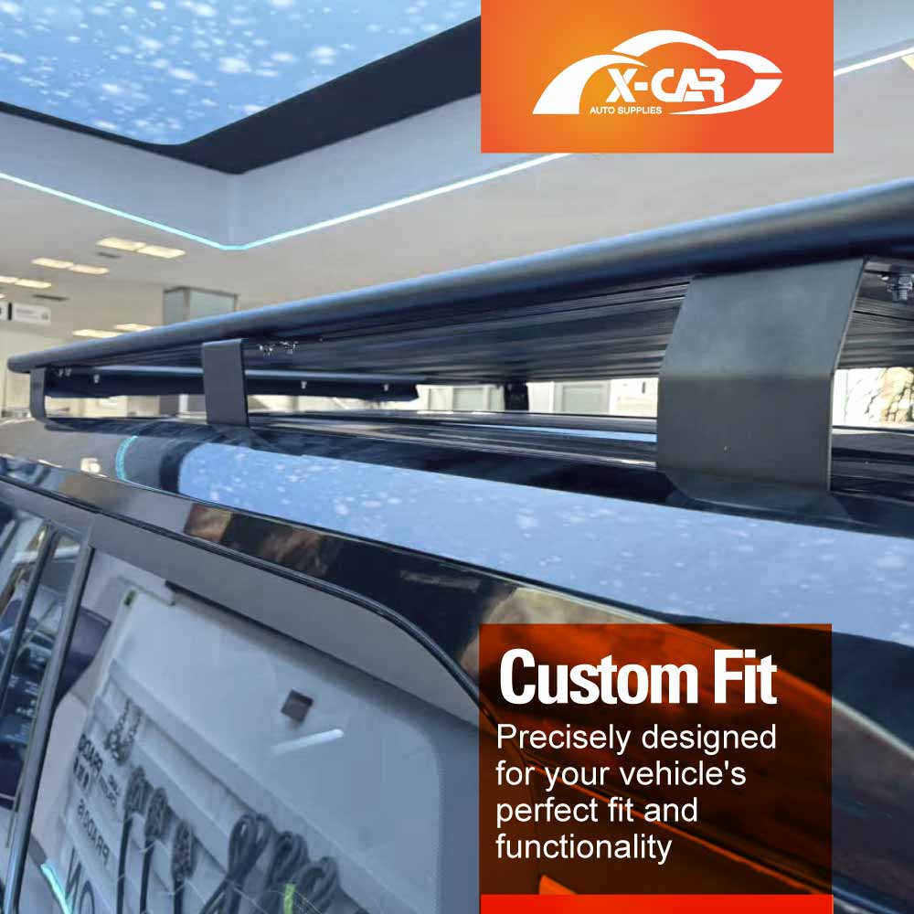 Roof Rack Rear Ladder LED Awning for Toyota Prado 250 Series GX/GXL 2024-2025 Multi-Functional Expansion Platform Aluminum Alloy