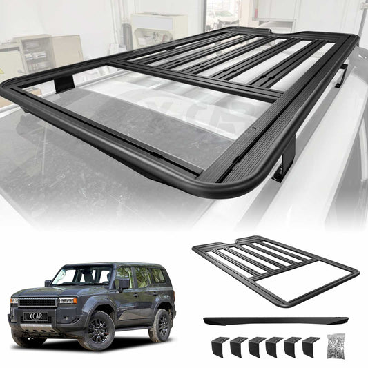 Roof Luggage Rack for Toyota Prado 250 Series GX/GXL 2024-2025 Multi-Functional Expansion Platform Aluminum Alloy