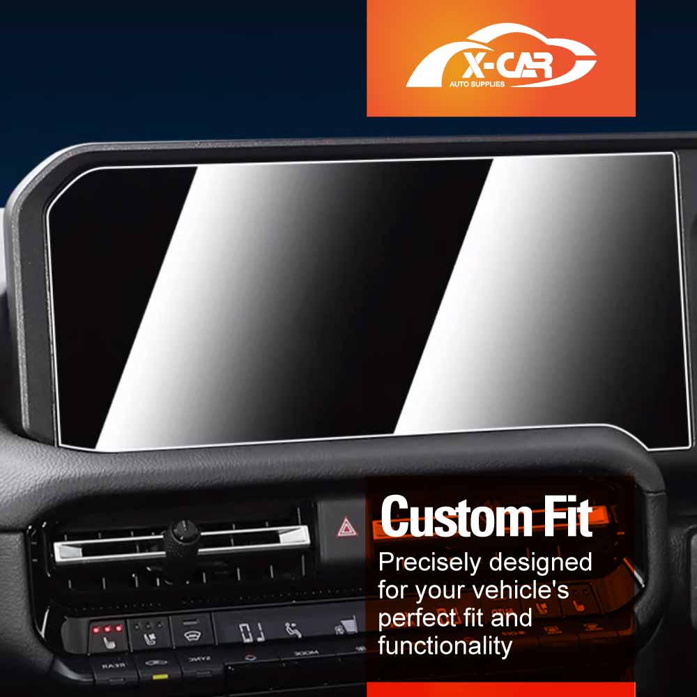 Tempered Glass Dash Center Console Screen Protector for Toyota Prado 250 Series 2024-2025 Touchscreen Anti-Scratch Cover Accessories