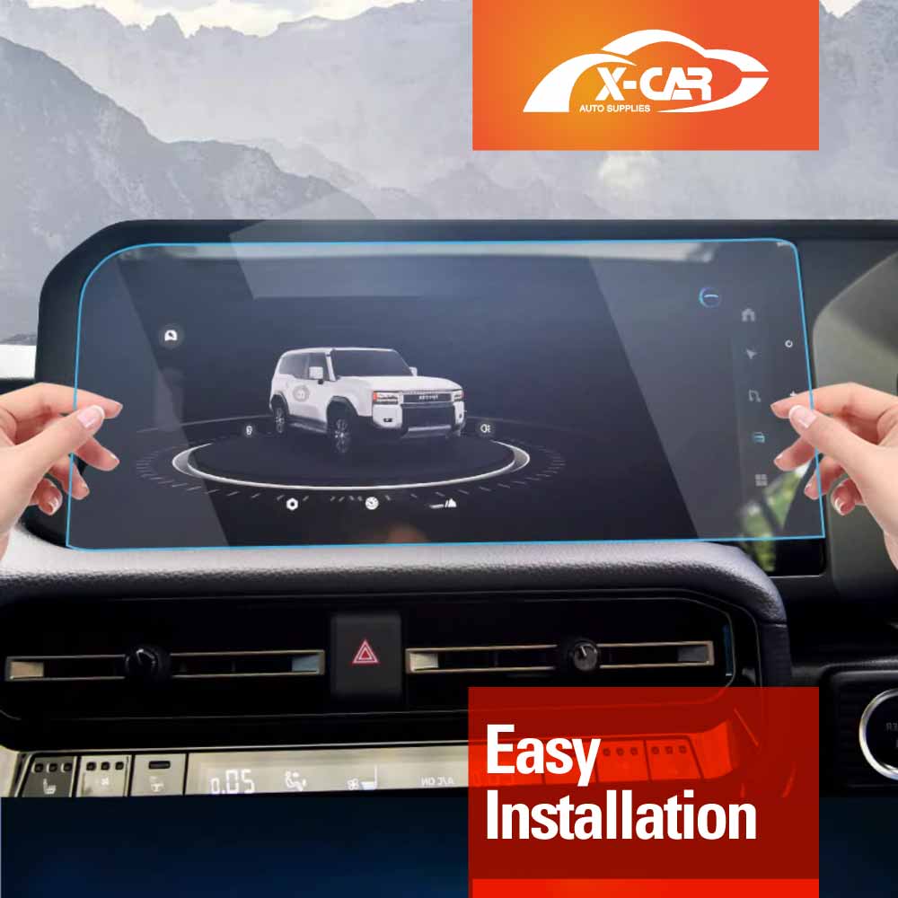 Tempered Glass Dash Center Console Screen Protector for Toyota Prado 250 Series 2024-2025 Touchscreen Anti-Scratch Cover Accessories