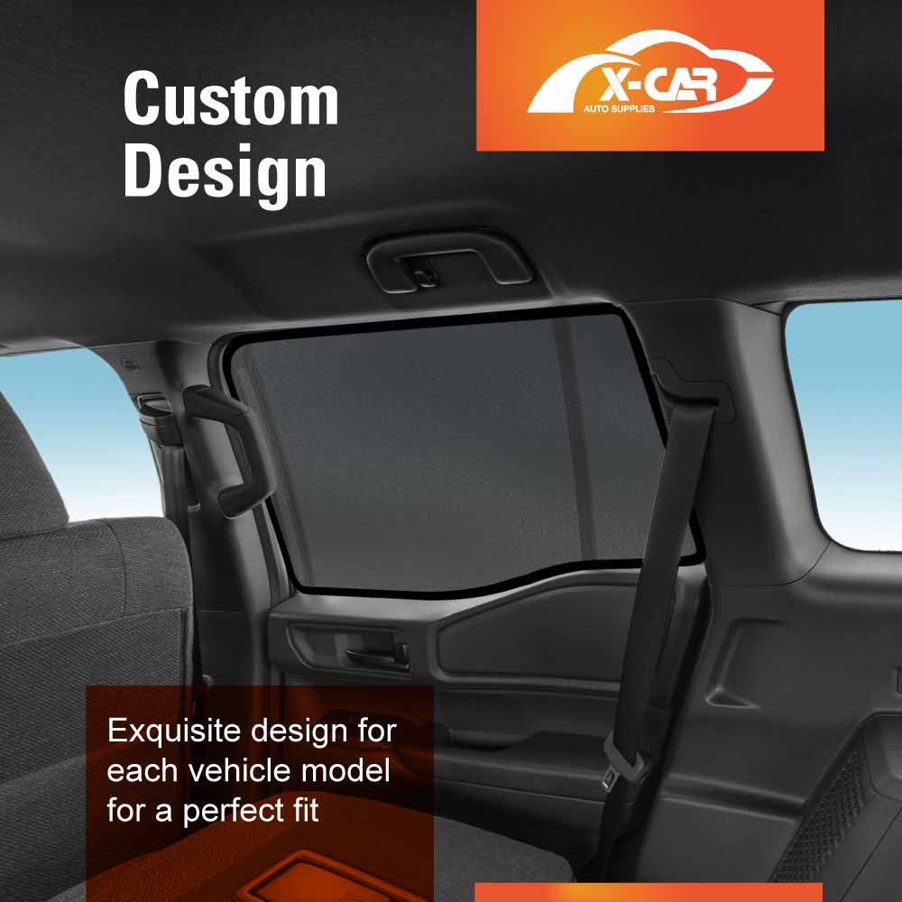 Window Sun Shades for Toyota Prado 250 NON-Rear-View Mirror Camera 2024-Onwards Car UV Protection Windscreen Blind Mesh