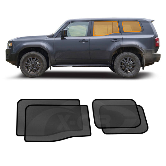 Rear Port Window Sun Shade for Toyota Prado 250 Series 2024-Onwards Car Sun Blind Mesh