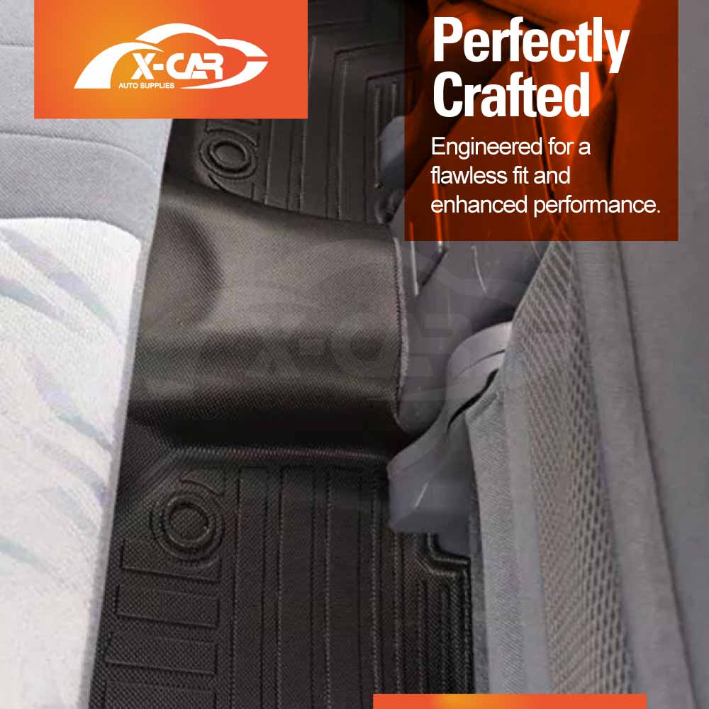 3D Floor Mats Boot Liner Set for Toyota Prado 95 Series 1996-2002 All Weather Heavy Duty Cargo Car Trunk Luggage Tray