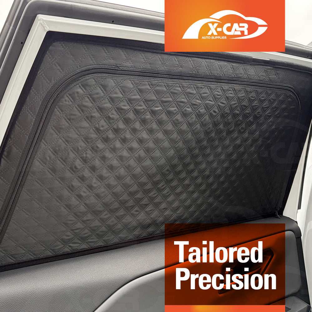 Rear Window Sun Shades for Toyota RAV4 6th Gen 2026-Onwards Zipper Dual Layer UV Protection Car Sunshade Blind Mesh