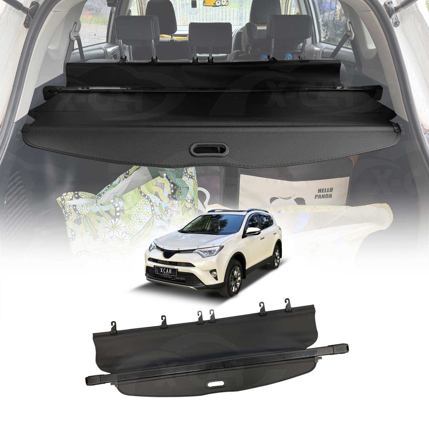 Retractable Car Trunk Shade Rear Cargo Security Shield Luggage Cover for Toyota Rav4 Rav 4 2013 2014 2015 2016 2017 2018