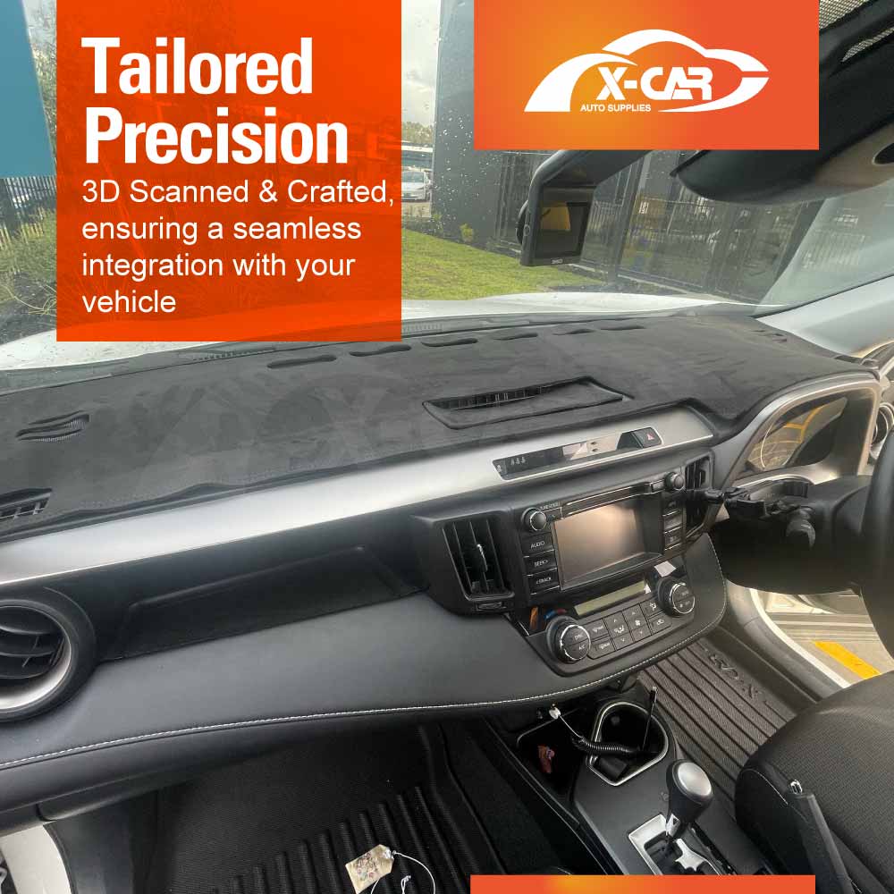 Dash Mat for Toyota RAV4 RAV 4 2013-2018 Non-Slip Microfiber Dashboard Pad Interior Accessories