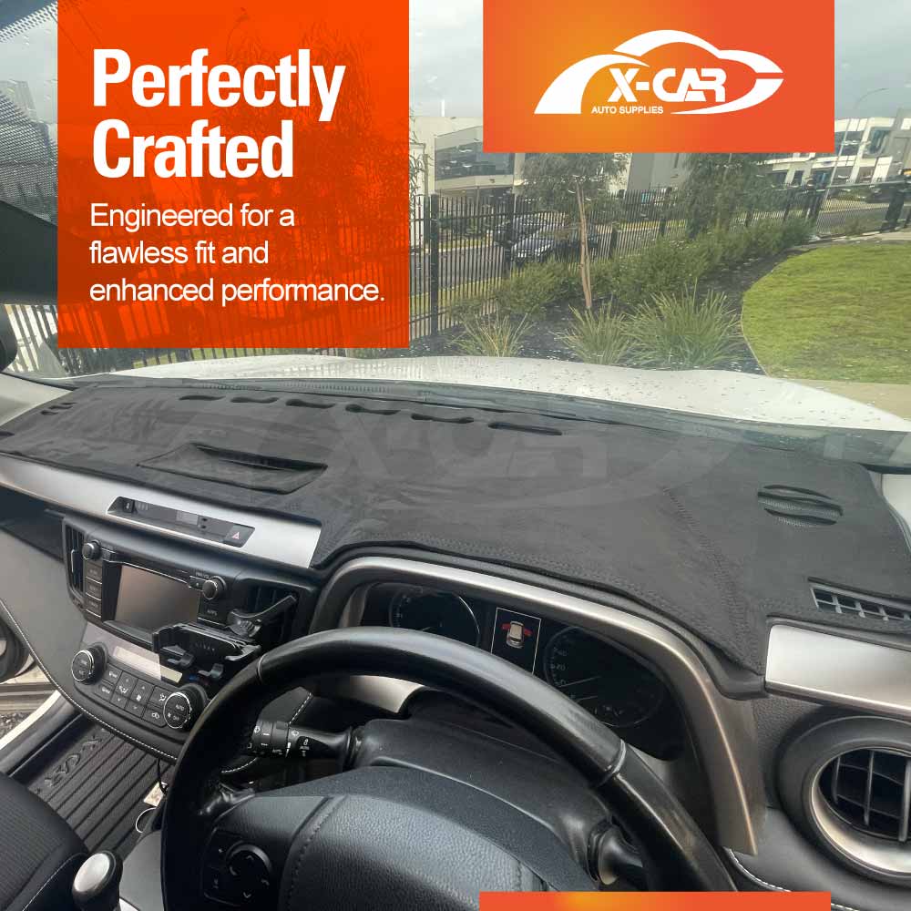 Dash Mat for Toyota RAV4 RAV 4 2013-2018 Non-Slip Microfiber Dashboard Pad Interior Accessories