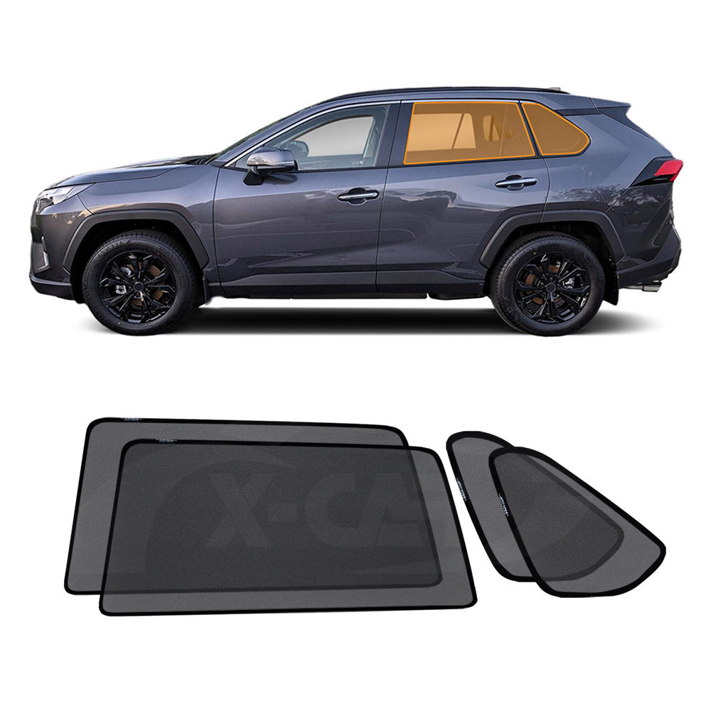 Port Rear Window Sun Shade for Toyota RAV4 2019-Onwards Car Sun Blind Mesh
