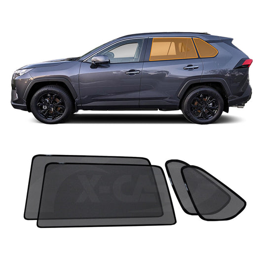 Port Rear Window Sun Shade for Toyota RAV4 2019-Onwards Car Sun Blind Mesh