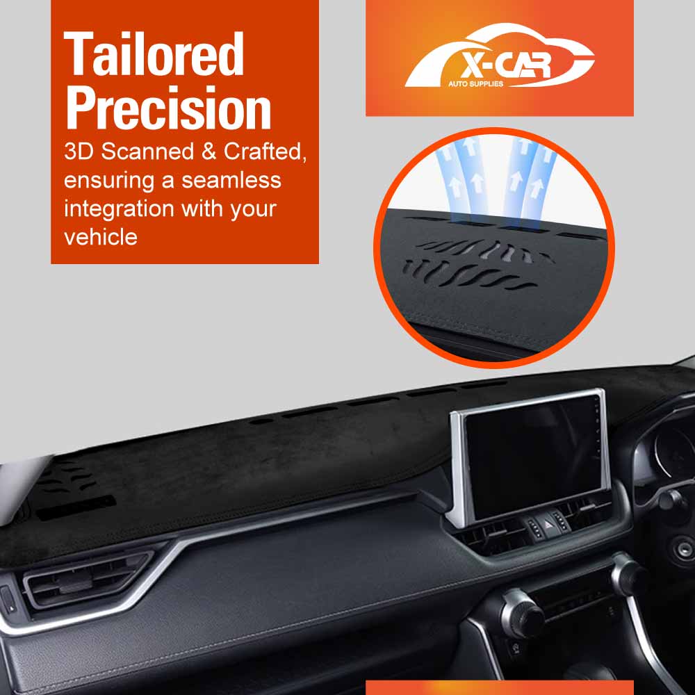 Dash Mat for Toyota Rav4 Rav 4 2019-2025 Non-Slip Microfiber Pad Cover Interior Accessories