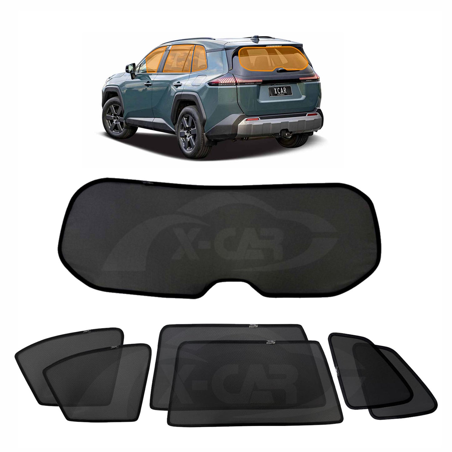 Window Sun Shades for Toyota Rav4 Rav 4 6th Gen 2026-Onwards Car Custom Windscreen Shade Sun Blind Mesh