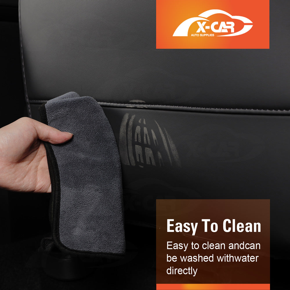 Car Front Seat Back Protectors for Toyota RAV4 6th Gen XA60 2026-Onwards Anti-Kick Mats PU Leather Cover Set of 2
