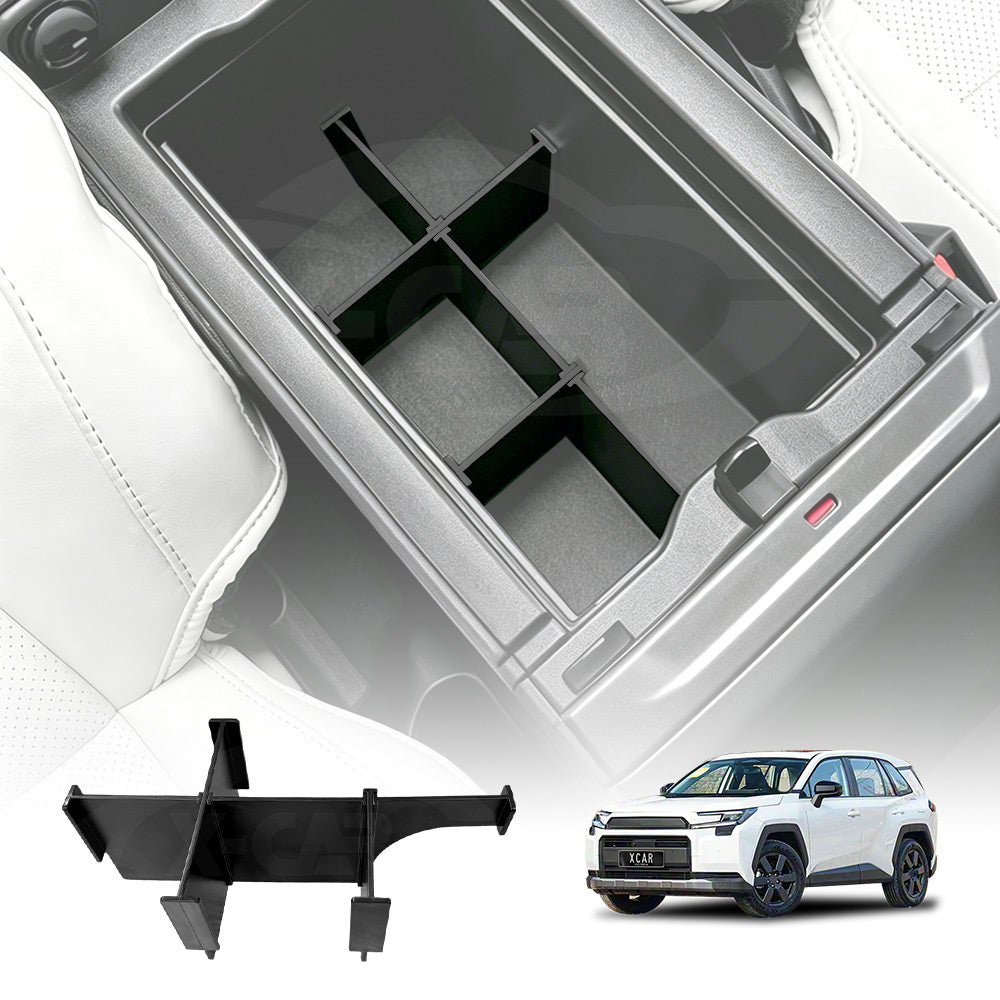 Armrest Organizer Divider Insert for Toyota RAV4 RAV 4 6th Gen 2026-Onwards Centre Console Storage Box Partition Interior Accessories