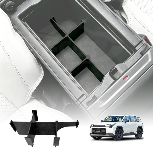 Armrest Organizer Divider Insert for Toyota RAV4 RAV 4 6th Gen 2026-Onwards Centre Console Storage Box Partition Interior Accessories
