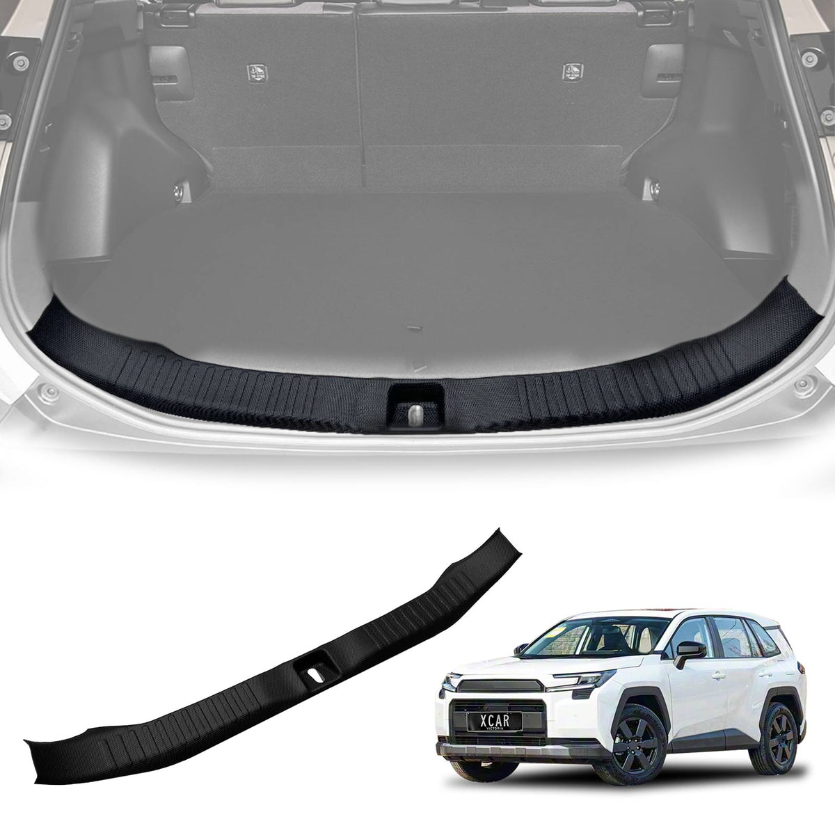 Boot Sill Protector for Toyota RAV4 Rav 4 6th 2026-Onwards TPE Rear Bumper Guard Scuff Plate Protector