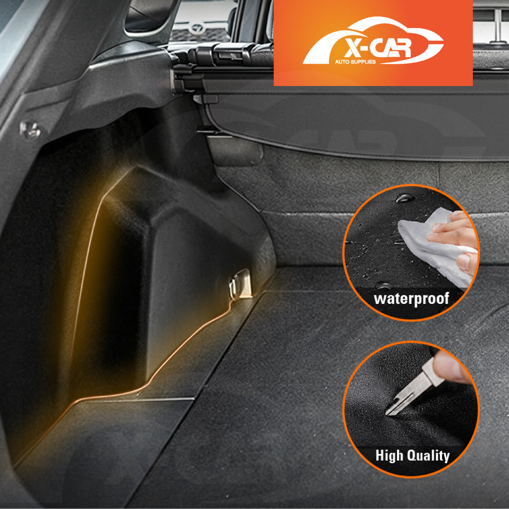 Boot Side Protector Mats for Toyota RAV4 6th Gen 2026-Onwards with Boot Side Speaker Rear Trunk Side Cover Guard Interior Accessories
