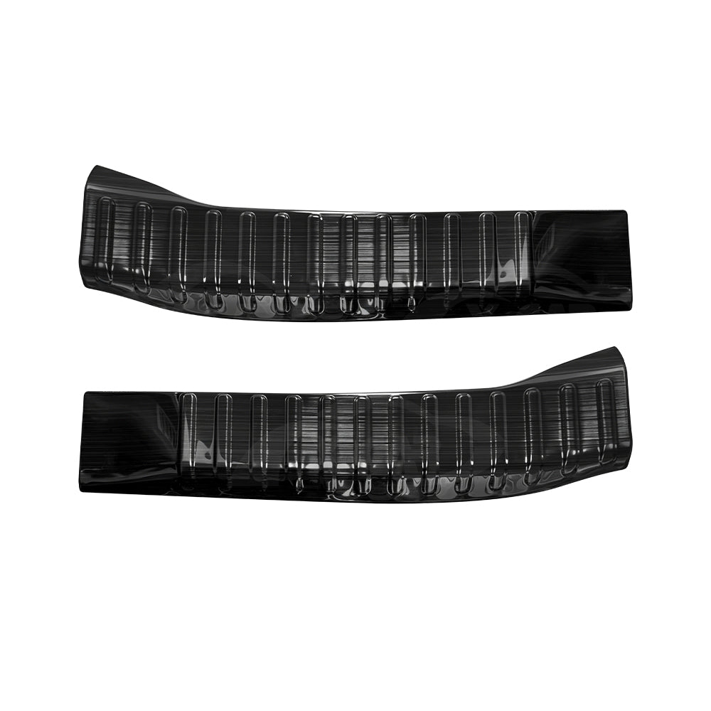 Rear Bumper Guard Trims for Toyota RAV4 6th Gen 2026-Onwards Black Boot Trunk Step Panel Protector Plate Accessories Set of 2