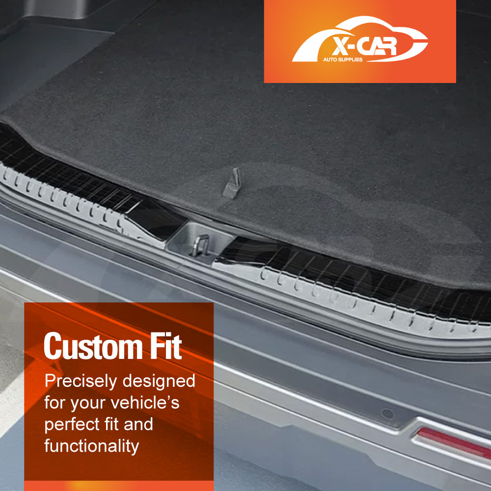Rear Bumper Guard Trims for Toyota RAV4 6th Gen 2026-Onwards Black Boot Trunk Step Panel Protector Plate Accessories Set of 2