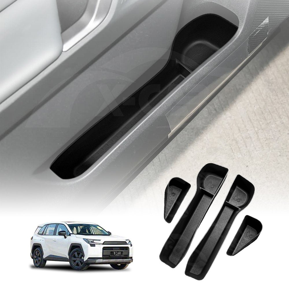 Car Door Side Storage Box Tray for Toyota RAV4 6th Gen 2026-Onwards Organizer Accessories Front and Rear Row Set of 4