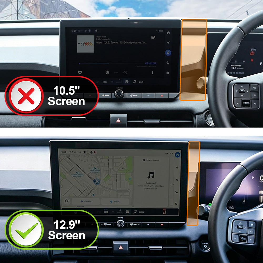 Phone Holder for Toyota RAV4 RAV 4 6th Gen 2026-Onwards with 12.9-inch Centre Display Screen Mount Dashboard Mobile Phone Stand