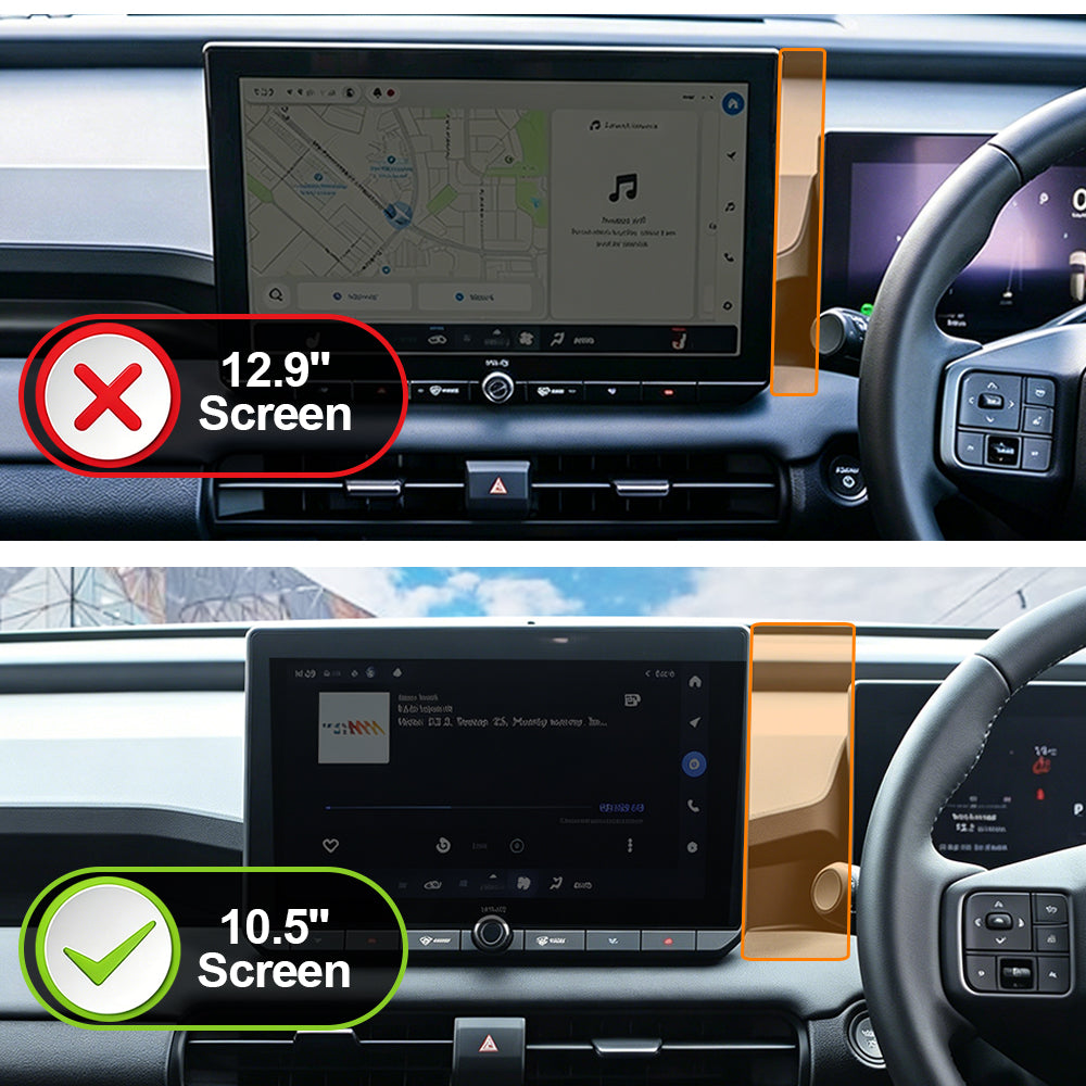 Phone Holder for Toyota RAV4 RAV 4 6th Gen 2026-Onwards with 10.5-inch Centre Display Screen Mount Dashboard Mobile Phone Stand