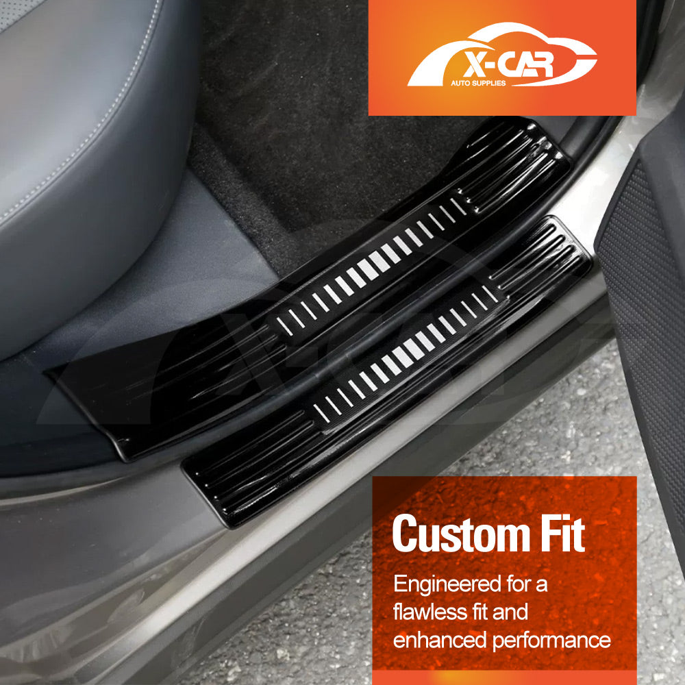 Door Entry Sill Guard Protector Set for Toyota RAV4 6th Gen 2026-Onwards Side Step Panel Covers Scratch Protection Trim Accessories