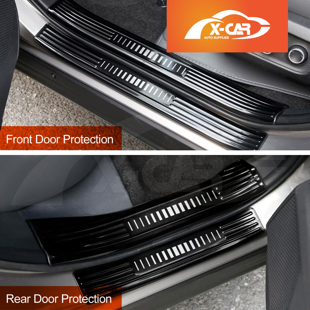 Door Entry Sill Guard Protector Set for Toyota RAV4 6th Gen 2026-Onwards Side Step Panel Covers Scratch Protection Trim Accessories