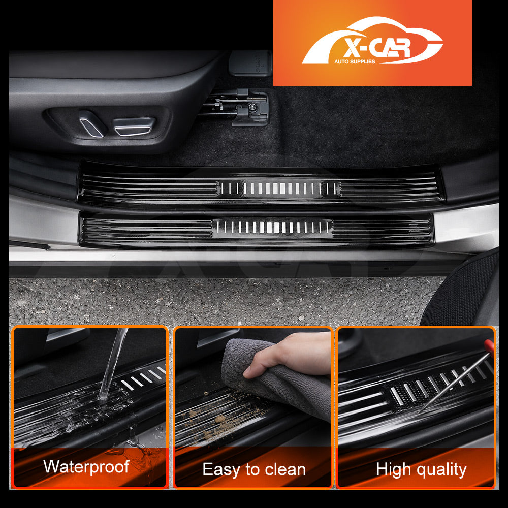 Door Entry Sill Guard Protector Set for Toyota RAV4 6th Gen 2026-Onwards Side Step Panel Covers Scratch Protection Trim Accessories