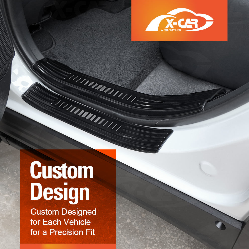 Door Entry Sill Guard Protector Set for Toyota RAV4 6th Gen 2026-Onwards Side Step Panel Covers Scratch Protection Trim Accessories